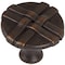 Gliderite Hardware 1-1/4 in. Oil Rubbed Bronze Weaved Cabinet Knob, 5PK 5416-ORB-5 - alternate 1